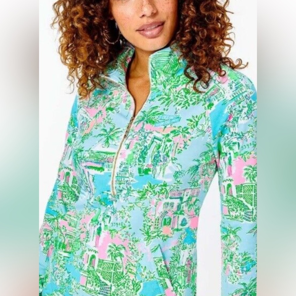 Lilly Pulitzer Colorful Floral Skipper Popover